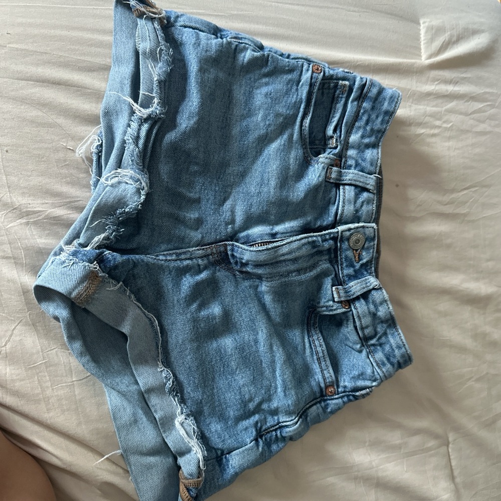 American Eagle Outfitters Light Blue Jean Shorts